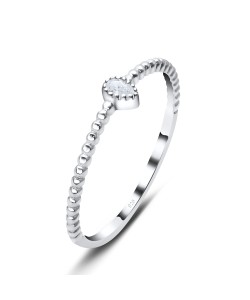 Cuff of CZ Silver Ring NSR-2116